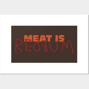 MEAT IS REDRUM // The Shining // Vegan Posters and Art